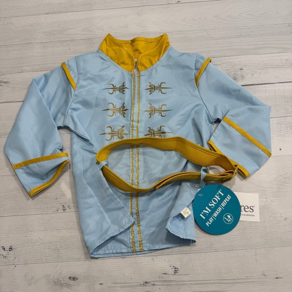 Little adventures Prince Charming costume *TOP only* size 3-5 NEW